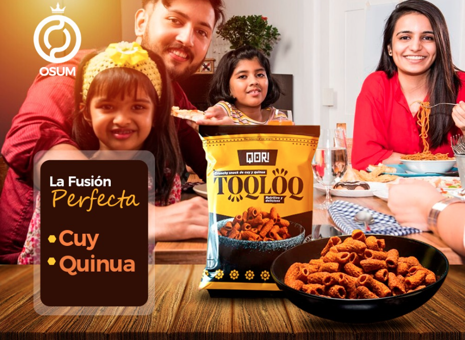 EMPRESARIO AYACUCHANO LANZA NUEVO PRODUCTO AL MERCADO EL SNACK DE CUY Y QUINUA «TOQLOQ»